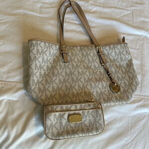 Michael Kors bag with matching satchel